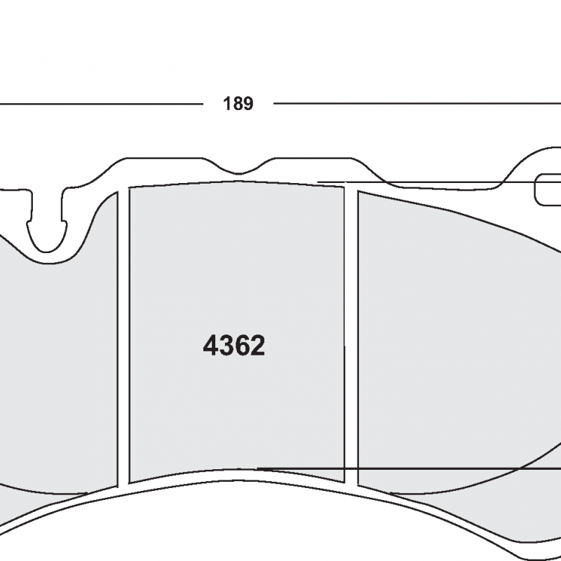 Endurance compound with less wear. Race brake pads - Ferrari 458 Challenge race
Nissan GT-R35 (2008-)
front pad
